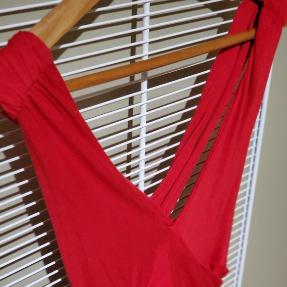 Dresses & Skirts - Red Maxi Dress, Casual to Formal